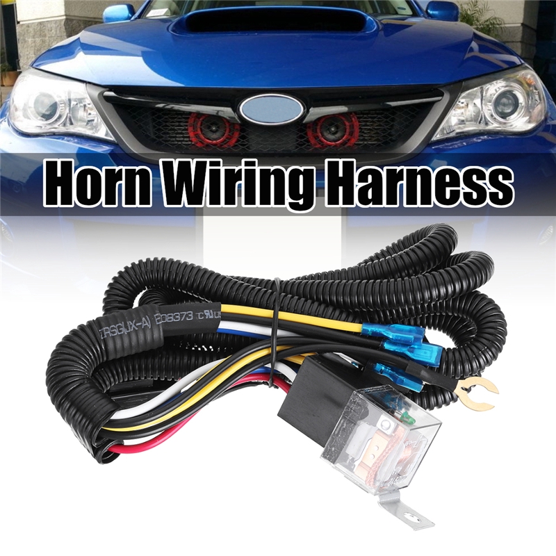 12V Horn Wiring Harness Relay Kit for Car Truck Explosionproof Speaker