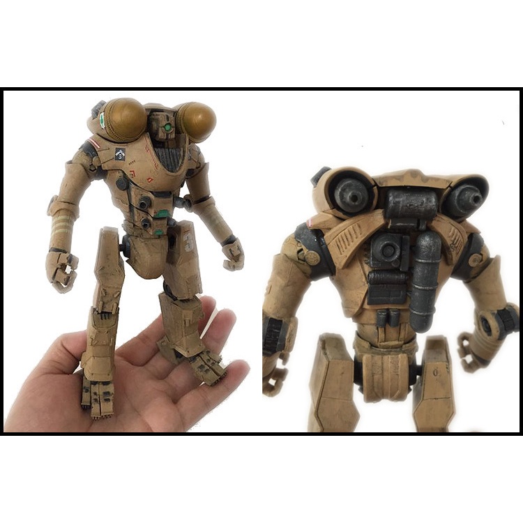 NECA Pacific Rim mecha battle damage wanderer Alpha Eureka Tango wolf ...