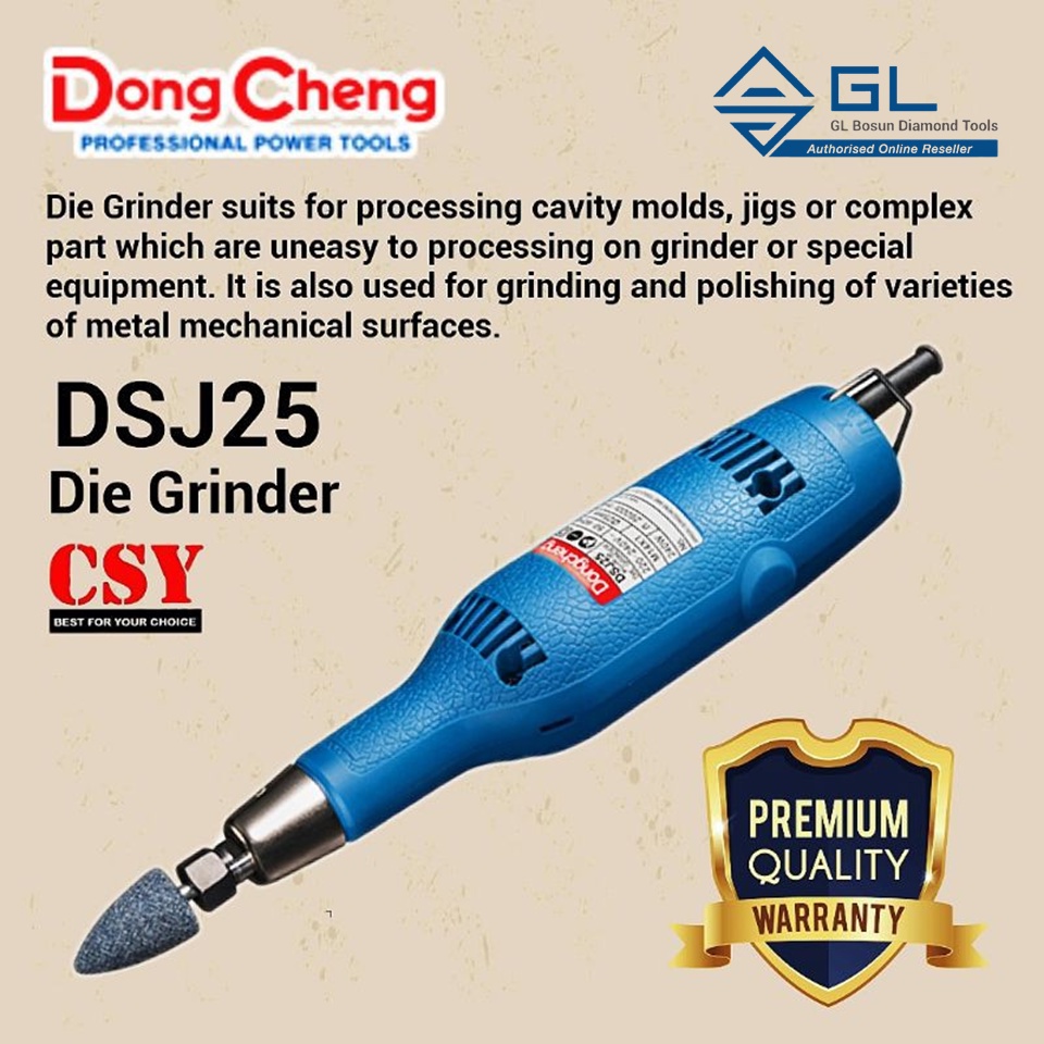 DONG CHENG DSJ25 Die Grinder 240W / Mesin Grinder Botol Shopee Malaysia