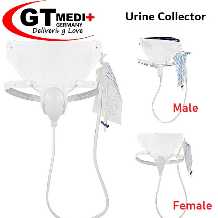 Urine Catheter Bag Spill Proof Collector Pee Holder Incontinence Aid ...