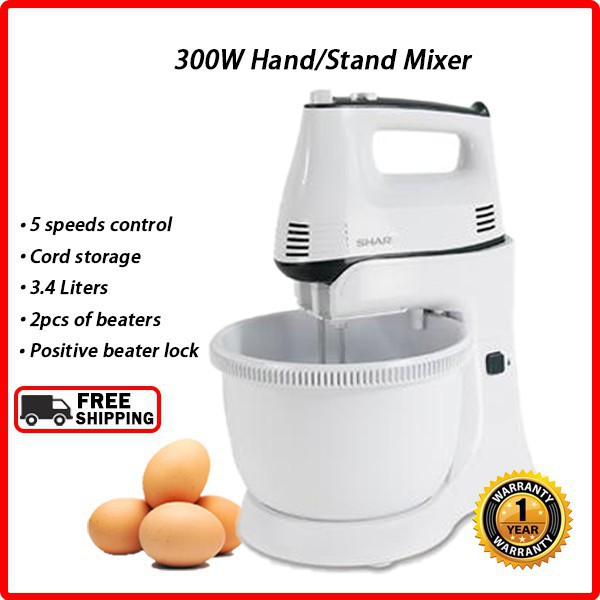 chopper mixer cake Sharp Stand Mixer Pengadun Kek EMS60WH EMS60WH