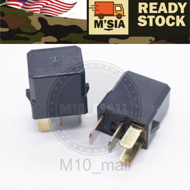 RELAY LAMPU/RELAY AIRCOND ORIGINAL PROTON WIRA/WAJA PANASONIC NAIS 4PIN