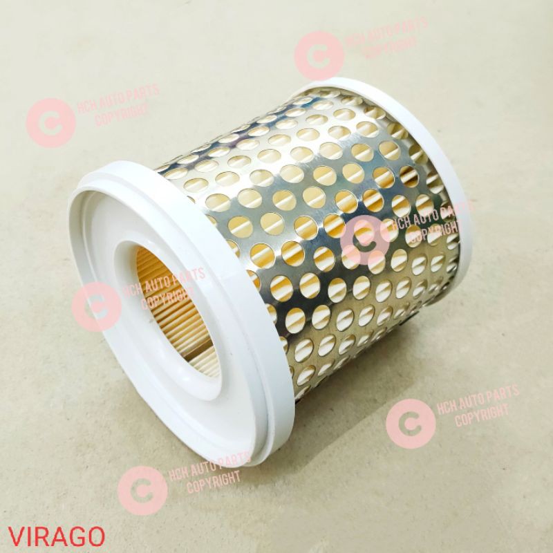 UK-Motors Air Filter For Yamaha Virago XV750 XV1000 XV1100 – Paper Element, Screw Mount