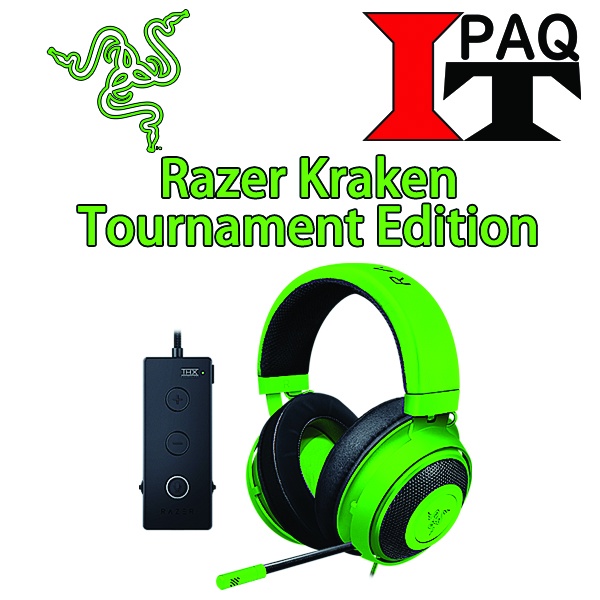 Razer Kraken Tournament Edition Green, Wired Gaming Headset with USB