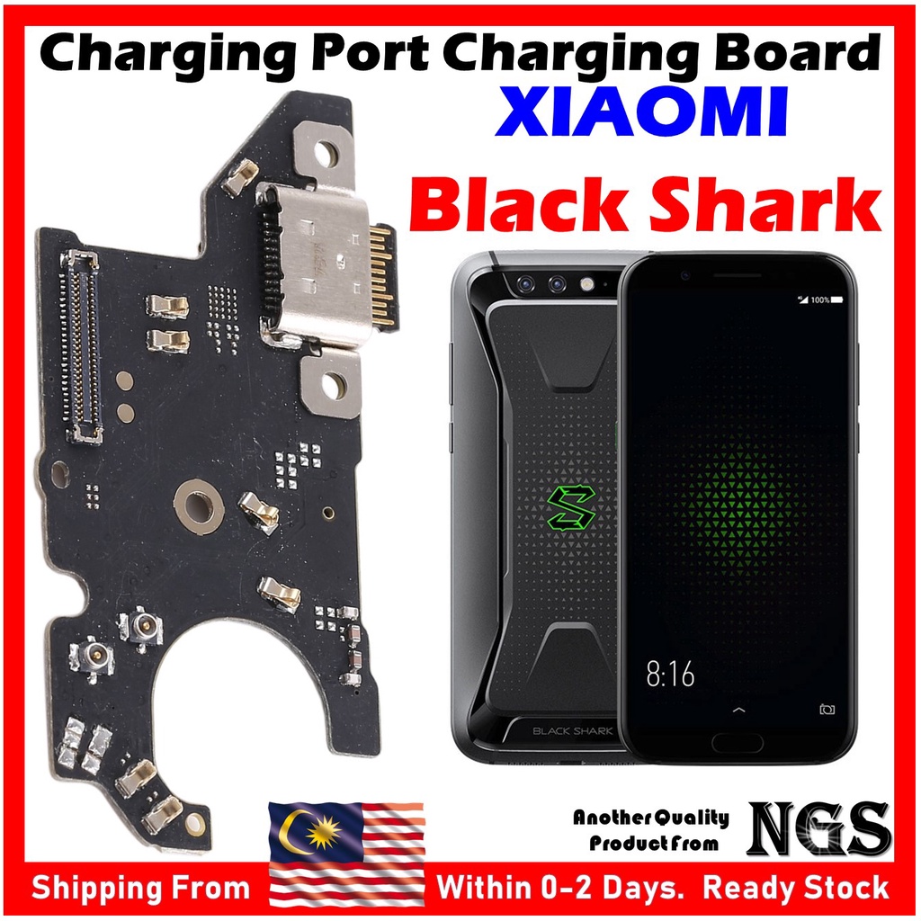NGS Brand Charging Port Charging Board Compatible For XiaoMi Black