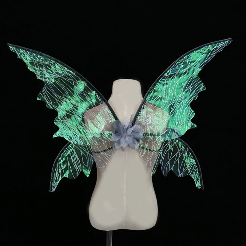 sachin and babi light blue dress Fairy Dark Wings