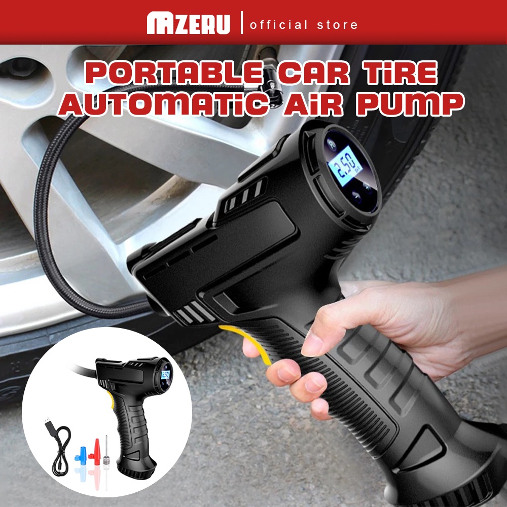Mazeru MERLIN Electric Air Pump Tyre Car Inflator Portable Pump Tayar