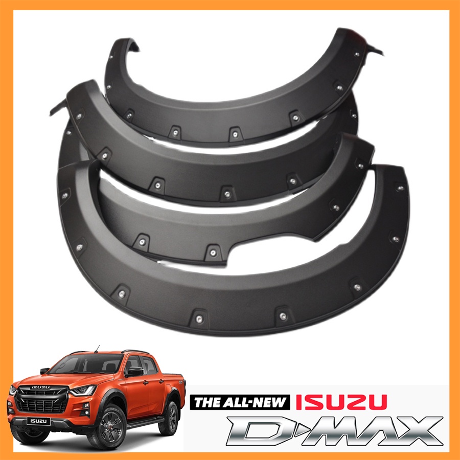 Big size fender flares wheels eyebrows isuzu dmax dmax xterain vcross