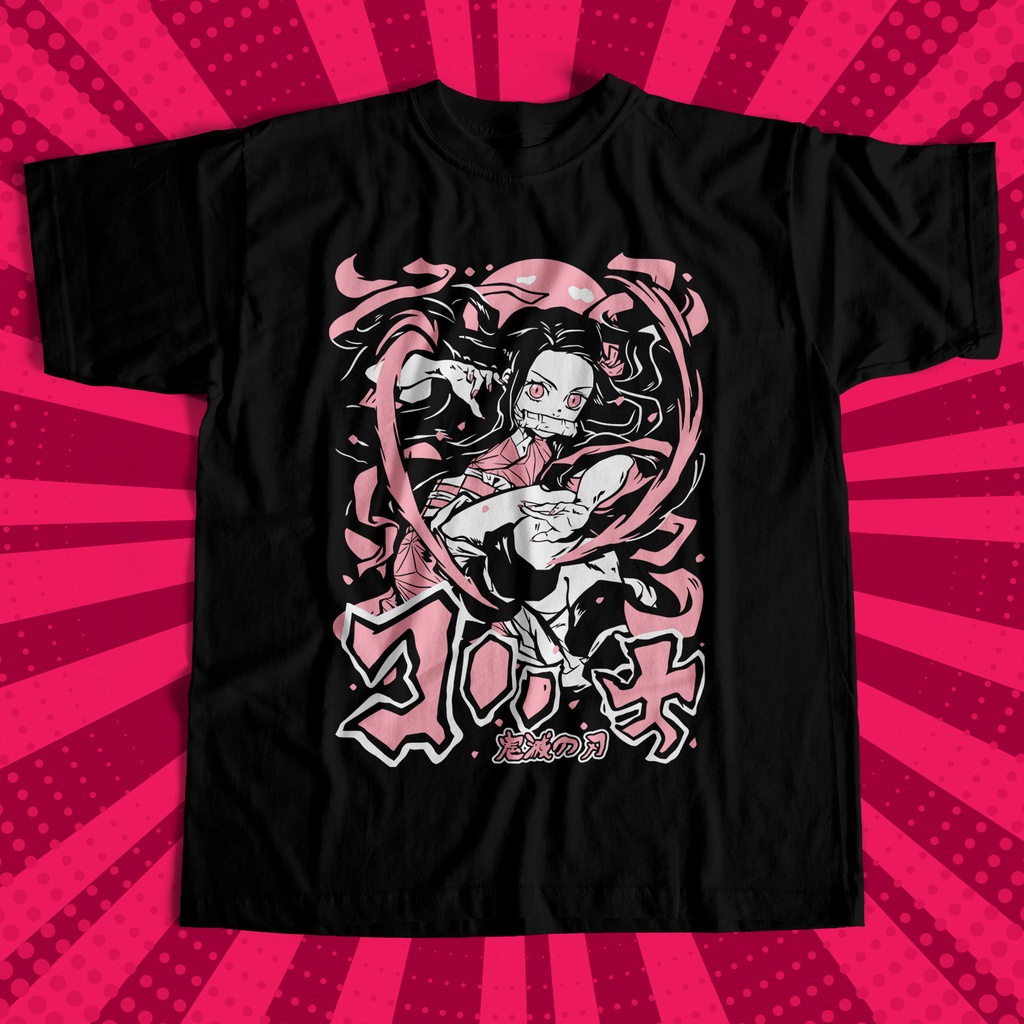 Demon Slayer Nezuko Anime Shirt 100% Cotton | Shopee Malaysia