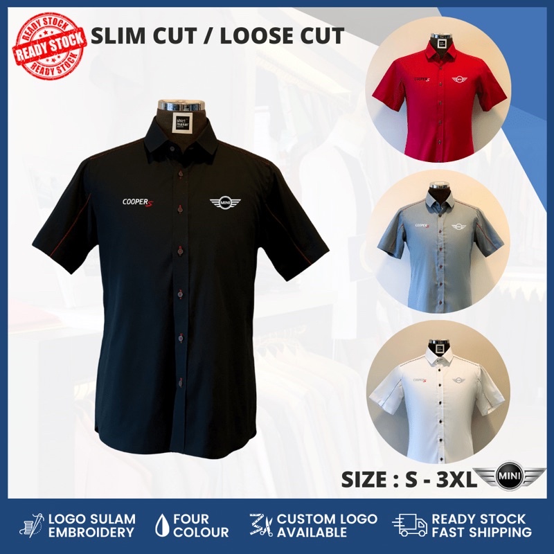 Mini Cooper CooperS Baju Kemeja/Baju Korporat F1 Shirt Motorsports ...