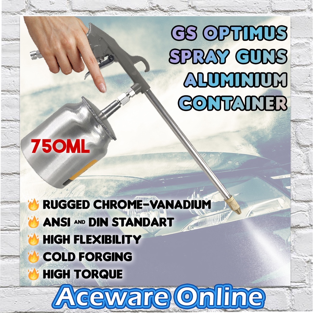 OP483 PNEUMATIC WASHING GUN CLEANING GUN WATER GUN With Aluminium 750ml