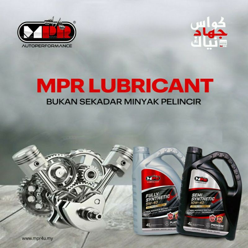 💥MPR MINYAK ENGINE 5W-40 FULLY SYNTHETIC & 10W-40 SEMI SYNTHETIC ...