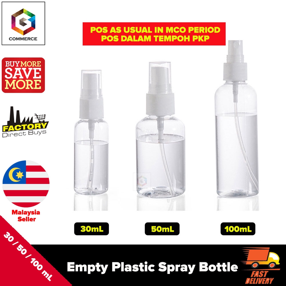 Spray Bottle Botol Spray Empty Plastik Mini Spray Bottle | Shopee Malaysia