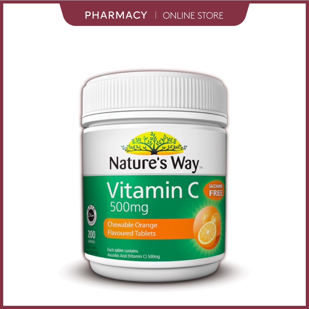 NATURE'S WAY ADULT VITAMIN C 500MG (200'S) Shopee Malaysia