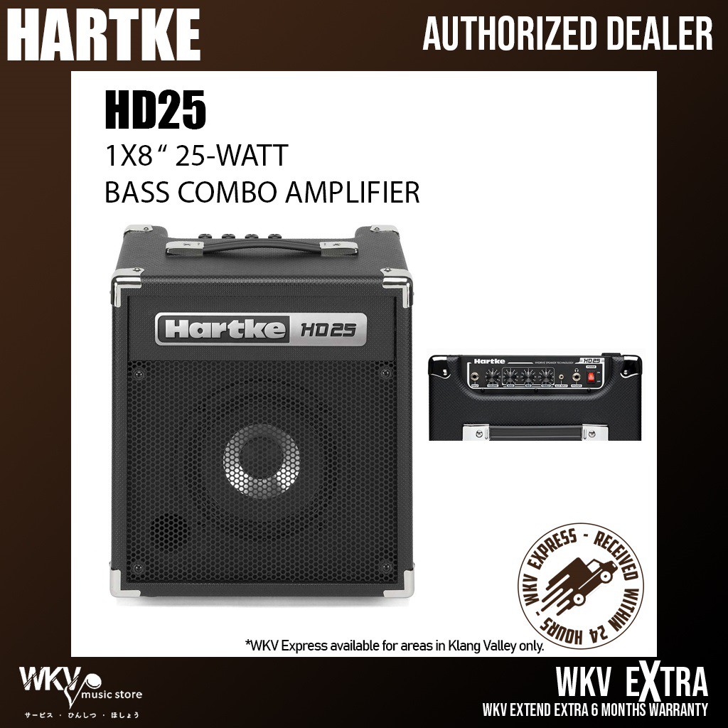 Hartke HD25 ベースアンプ 25W Hartke HD25 Bass Combo Amplifier Bass