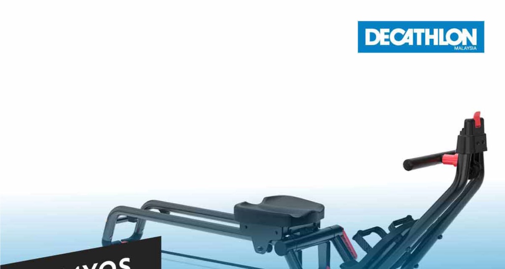 Decathlon rowing best sale machine 100