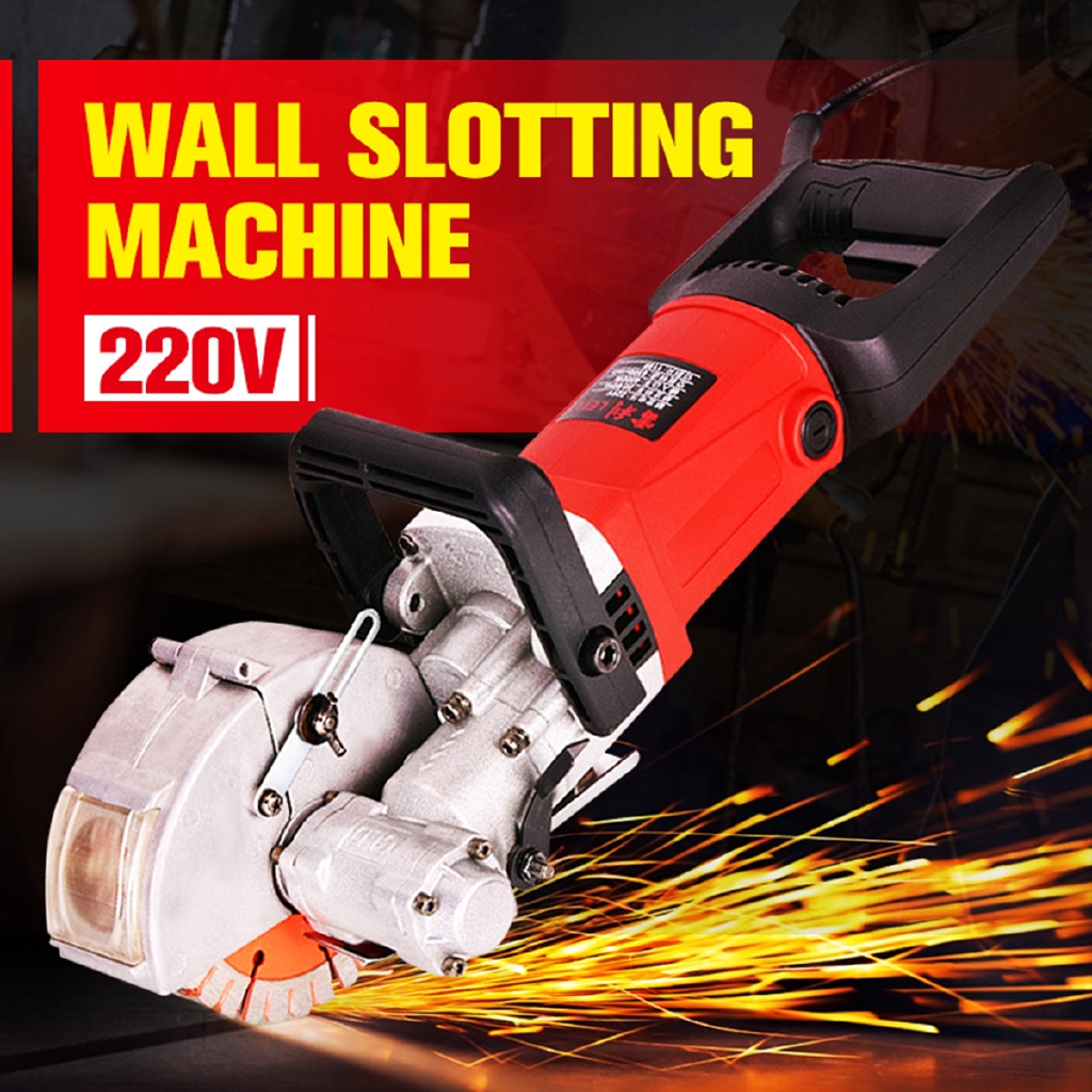Electric Wall Chasers Groove Cutting Wall Slotting Machine 220V