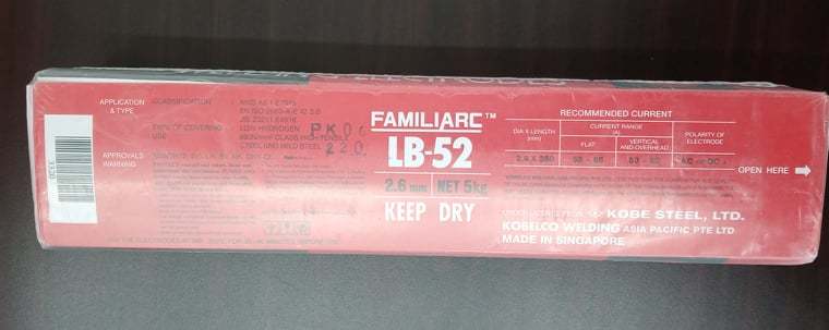 Kobelco Welding Electrode FAMILIARC LB-52 | Shopee Malaysia