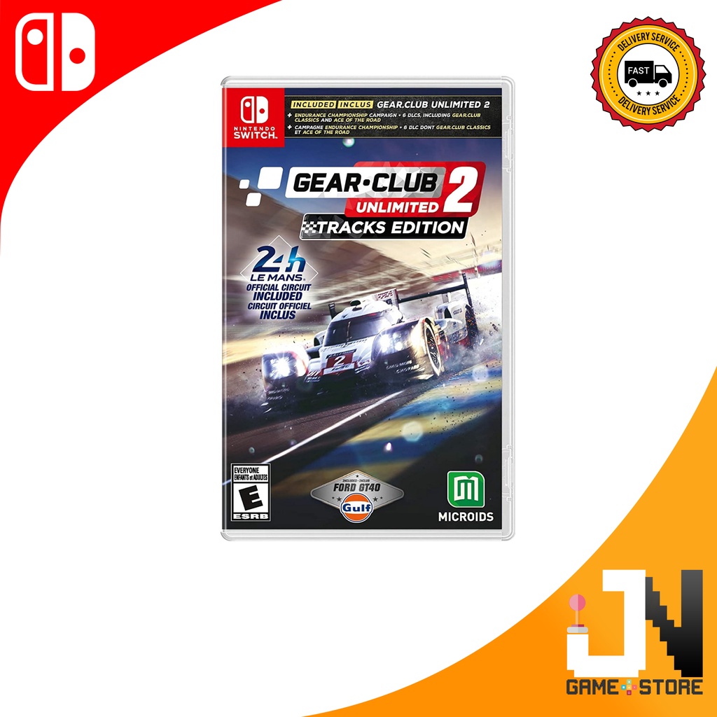 Nintendo Switch Gear Club Unlimited Porsche Tracks Edition (US