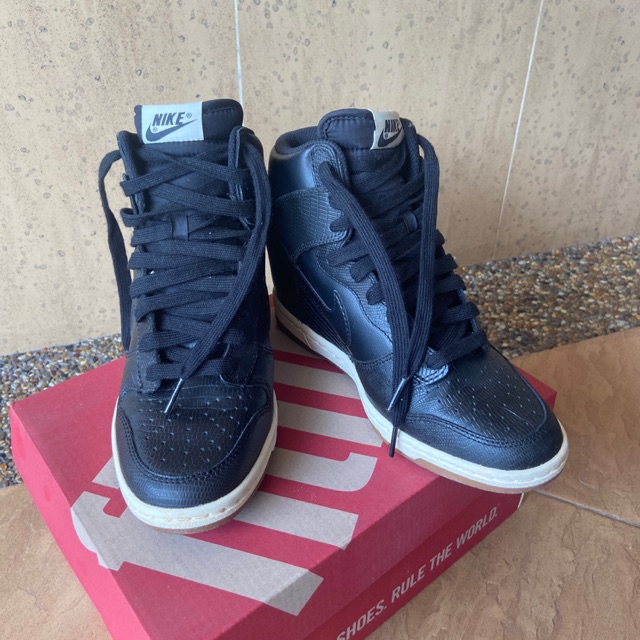 Nike dunk sky hi black sail online