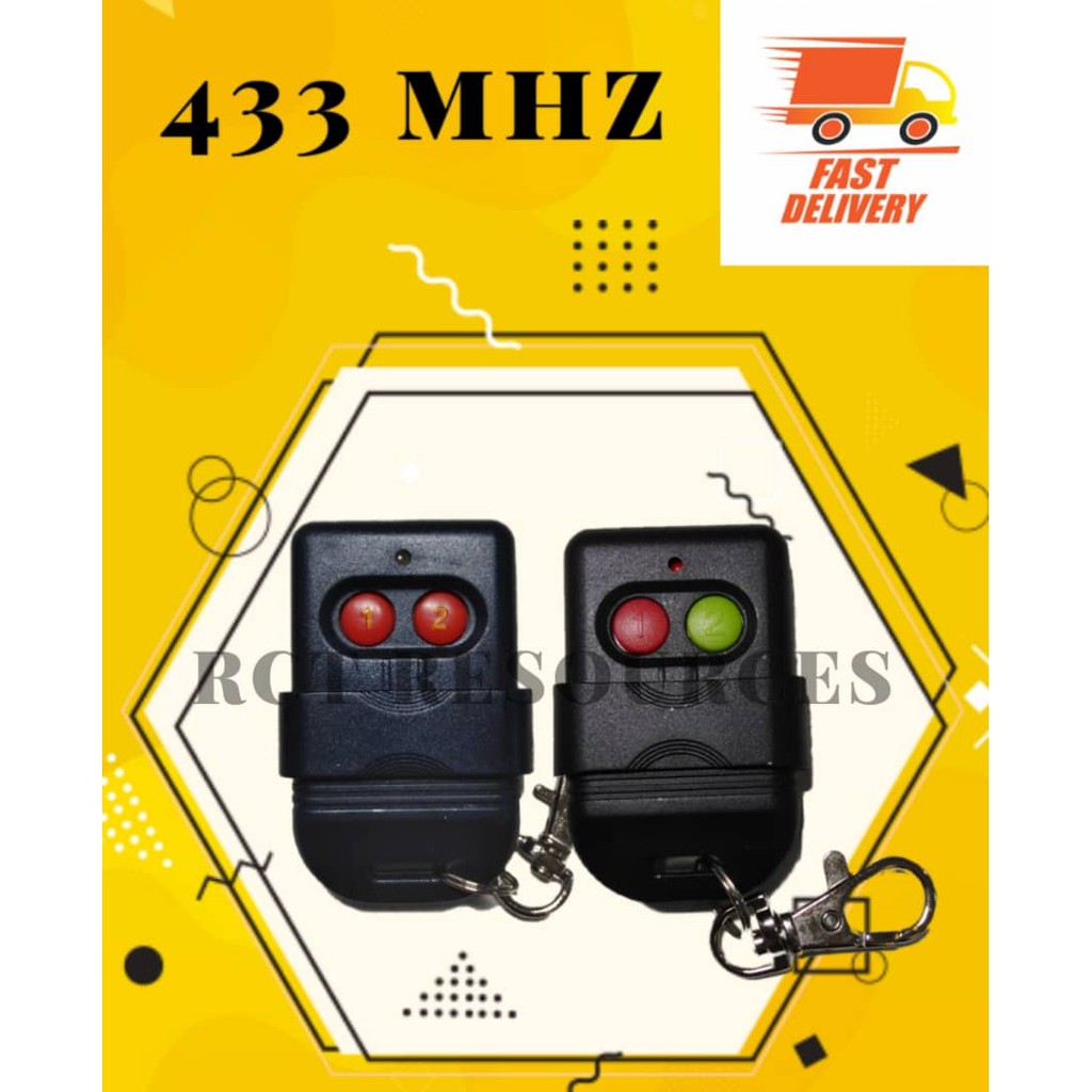 Autogate Remote Control 433Mhz Switch/learn copy Auto Gate Controller ...