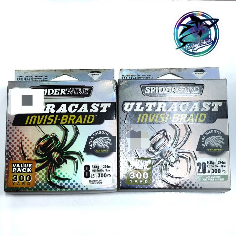 SPIDERWIRE ULTRACAST INVISI-BRAID FISHING LINE