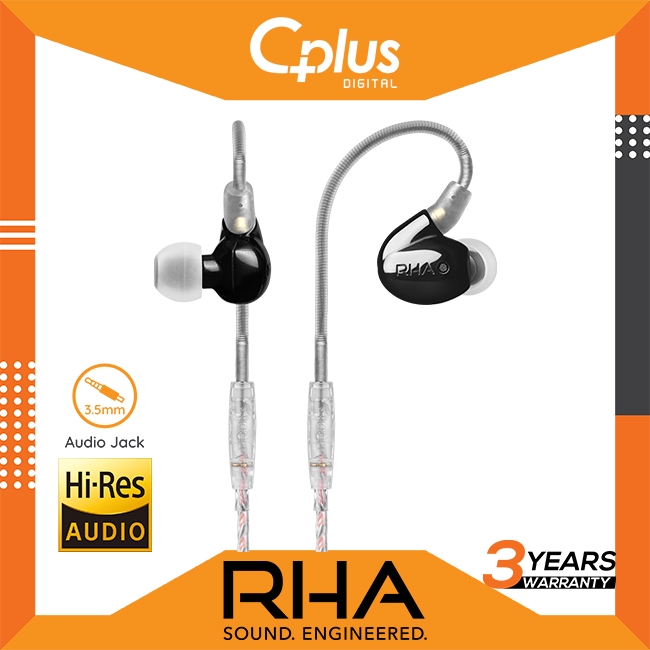 RHA CL1 Hi-Res In-Ear Headphones with Dynamic & Ceramic Transducers