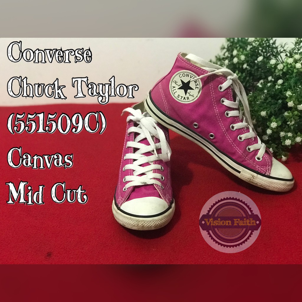 Converse chuck taylor mid on sale cut