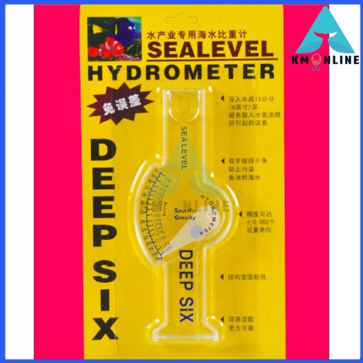 Brine hydrometer Salinity meter errorfree Seawater hydrometer for
