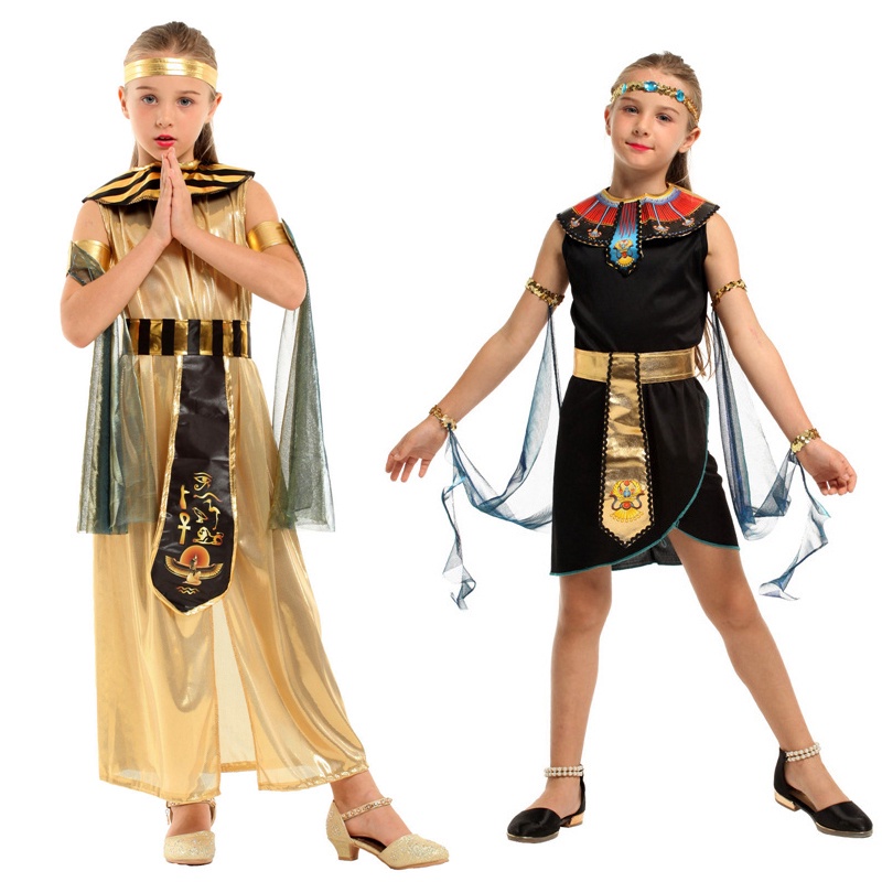 Halloween Costumes Boy Girl Ancient Egypt Egyptian Pharaoh Cleopatra ...