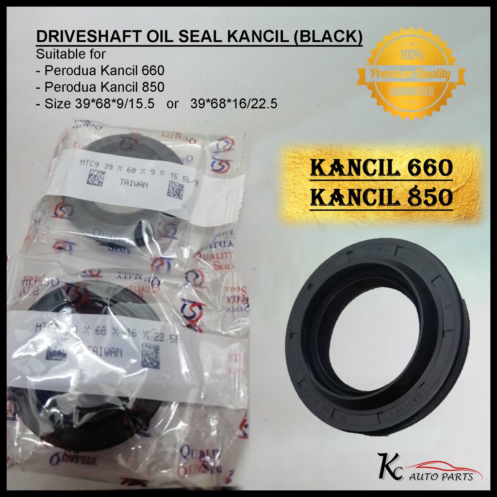Drive Shaft Oil Seal for Kancil 660 850 (black) Shopee Malaysia