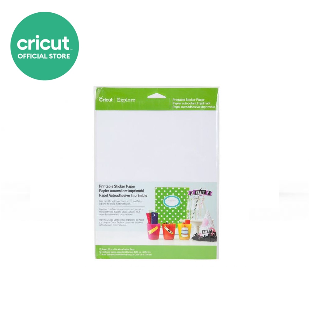 Cricut Printable Sticker Paper 2002530 | Shopee Malaysia