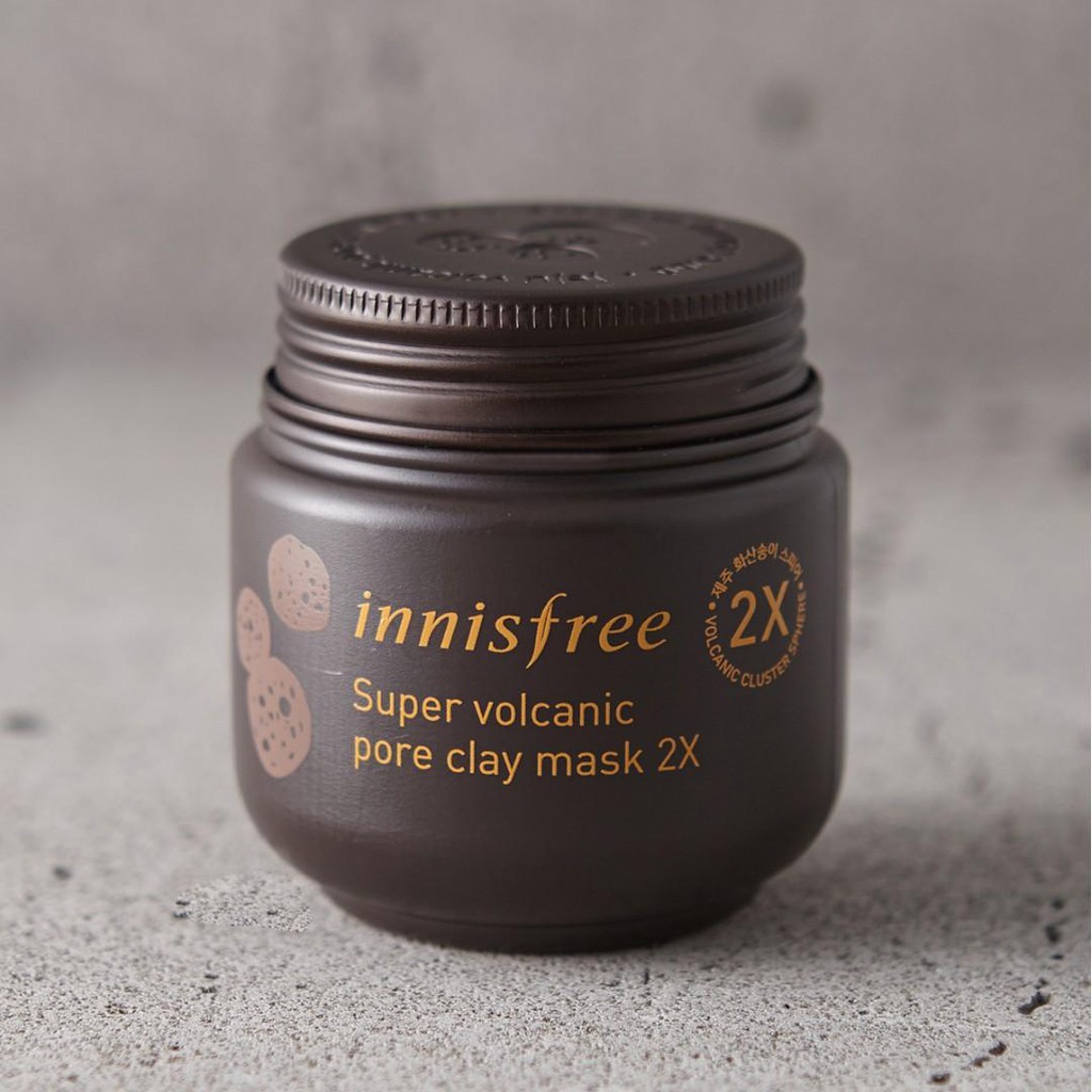 Innisfree Super Volcanic Pore Clay Mask 2X (100ml) Shopee Malaysia