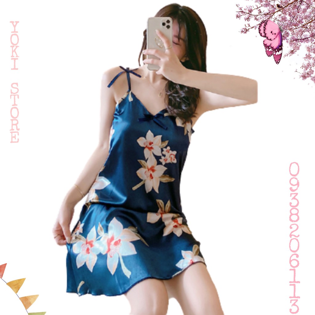 [Many Models] Yoki QC Spaghetti strap Nightgown Full size | Shopee Malaysia