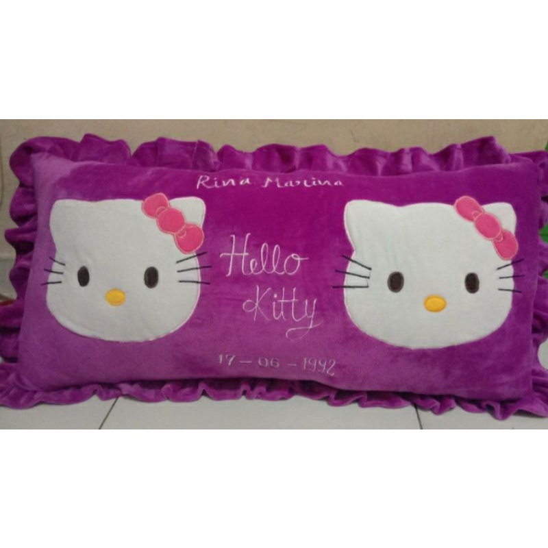 UNGU Purple hello Kitty Pillow | Shopee Malaysia