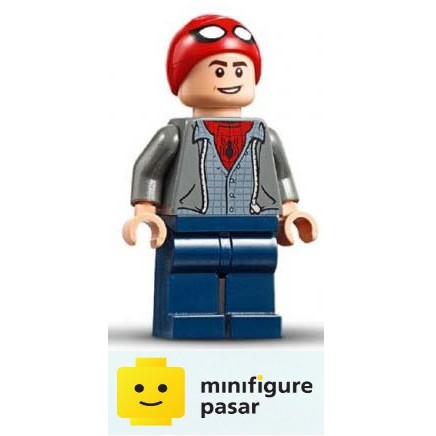 Lego peter parker online minifigure