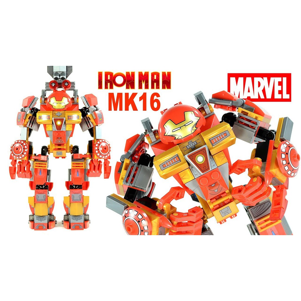 IRON MAN MK16 MK 16 SEMBO BLOCK 60001 ACTION FIGURE Shopee Malaysia