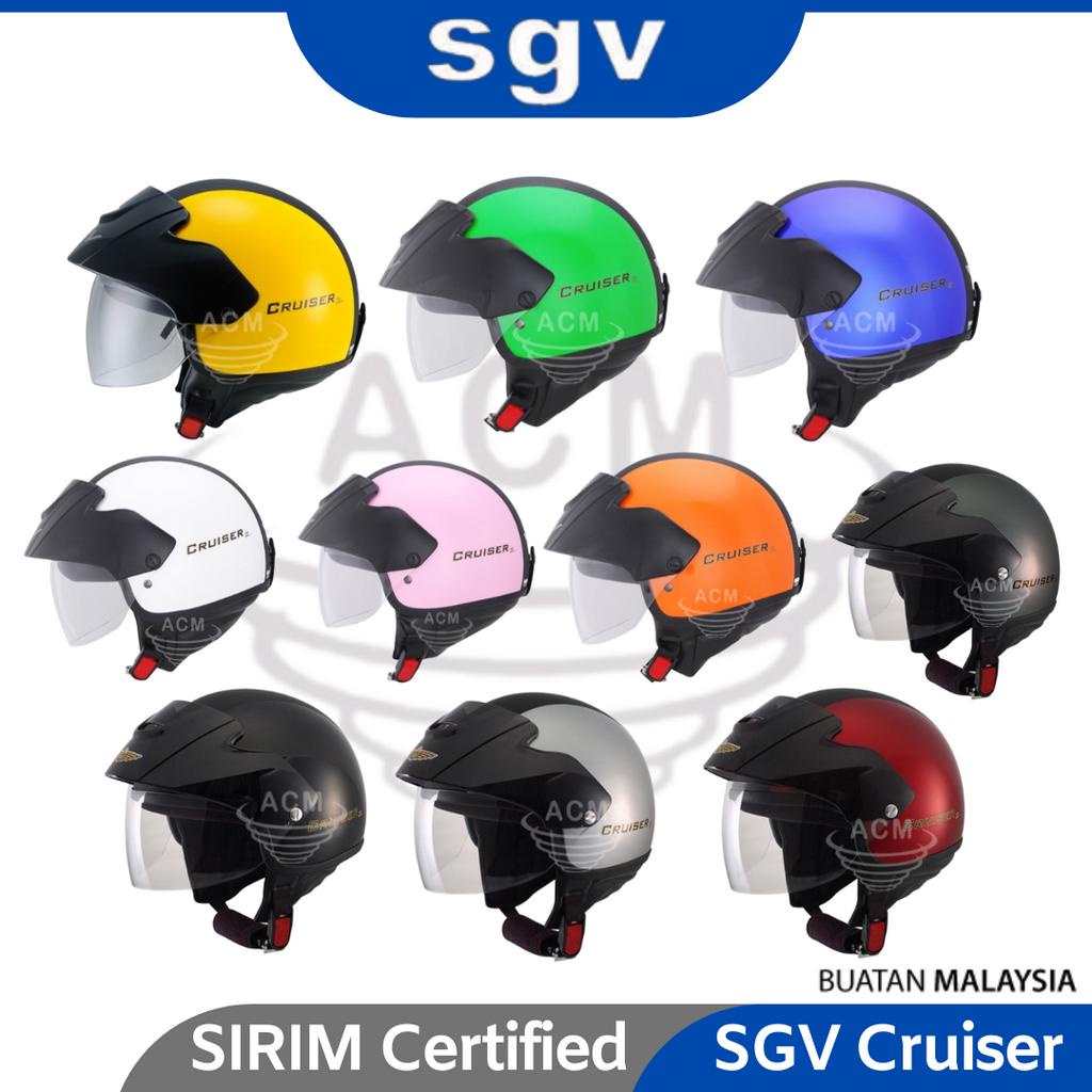 SGV Cruiser 2 Visorex 100% Original Helmet Free Clear Visor Motor ...