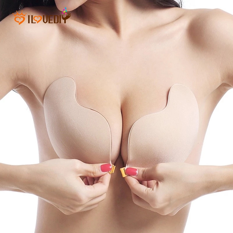 Lace Adhesive Bra Silicone with Nipple Covers Push up Silicone for Backless  Dress Bra - China Silicone Bra and Adhesive Bra price