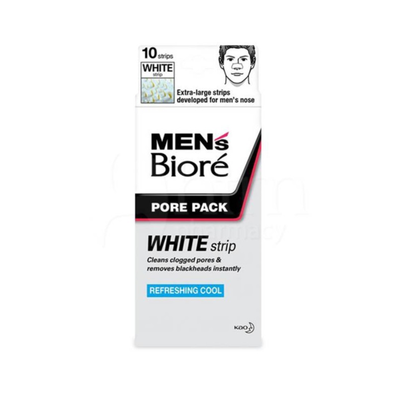 Biore Men's Pore Pack White Strip (10's) | Shopee Malaysia