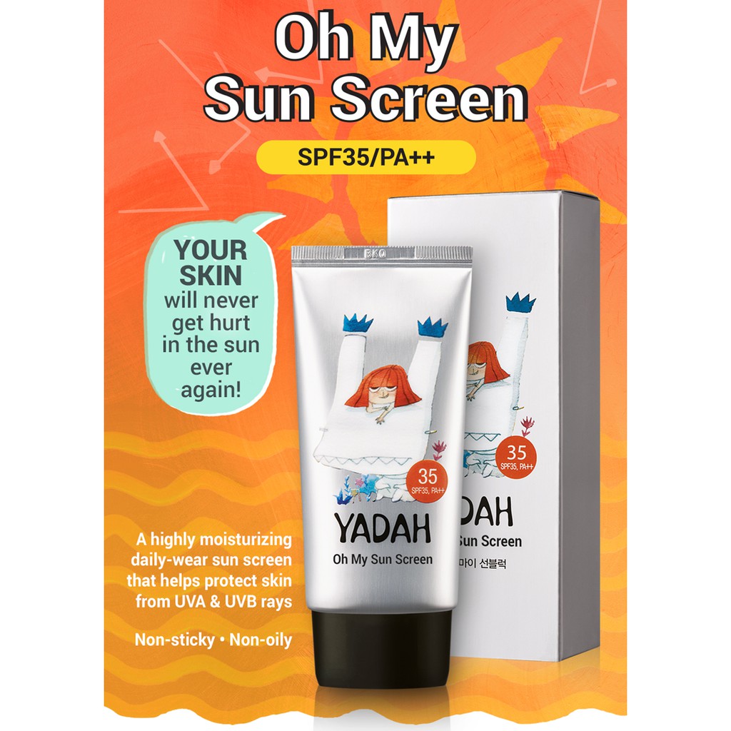 Yadah Oh My Sun Screen SPF35 | Shopee Malaysia