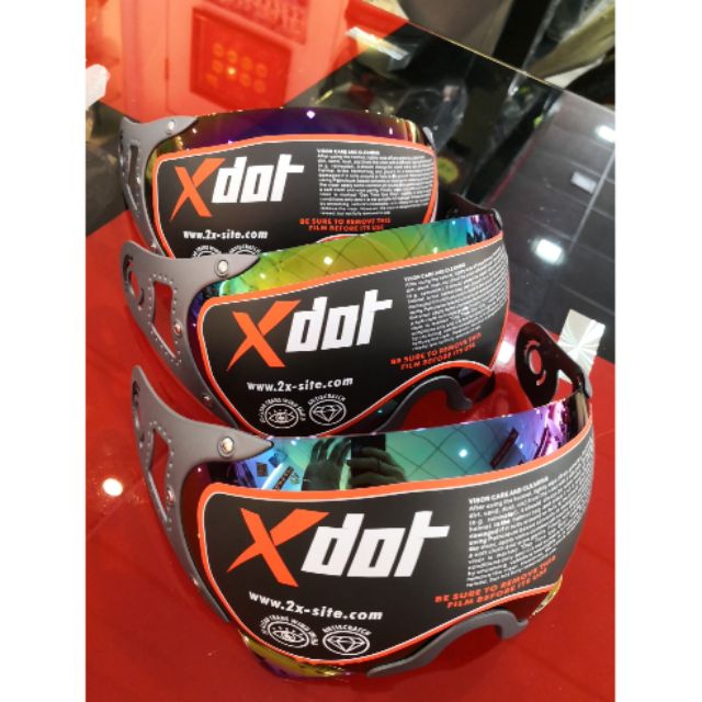 XDOT GClassic Helmet with Visor Shopee Malaysia