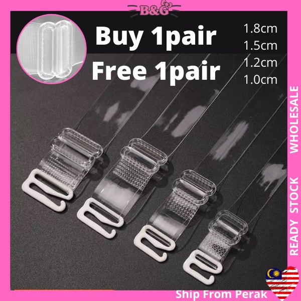 BUY1 FREE 1= 2pairs Crystal Clear Transparent Invisible Detachable