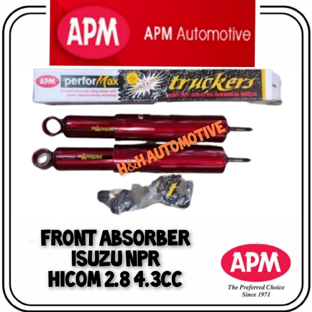 Apm Performax Oil Absorber Front for Isuzu Npr Hicom 2.8 4.3cc