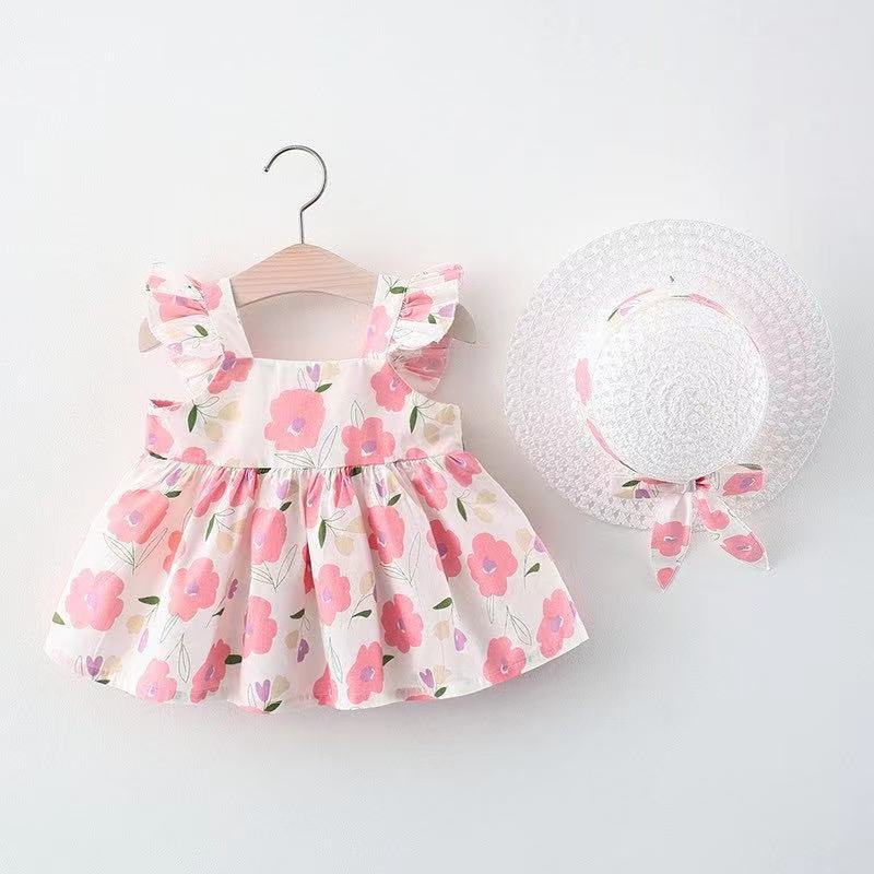 Newborn Infant Baby Girl Romper Ruffles Sleeve Triangle Bag Baby