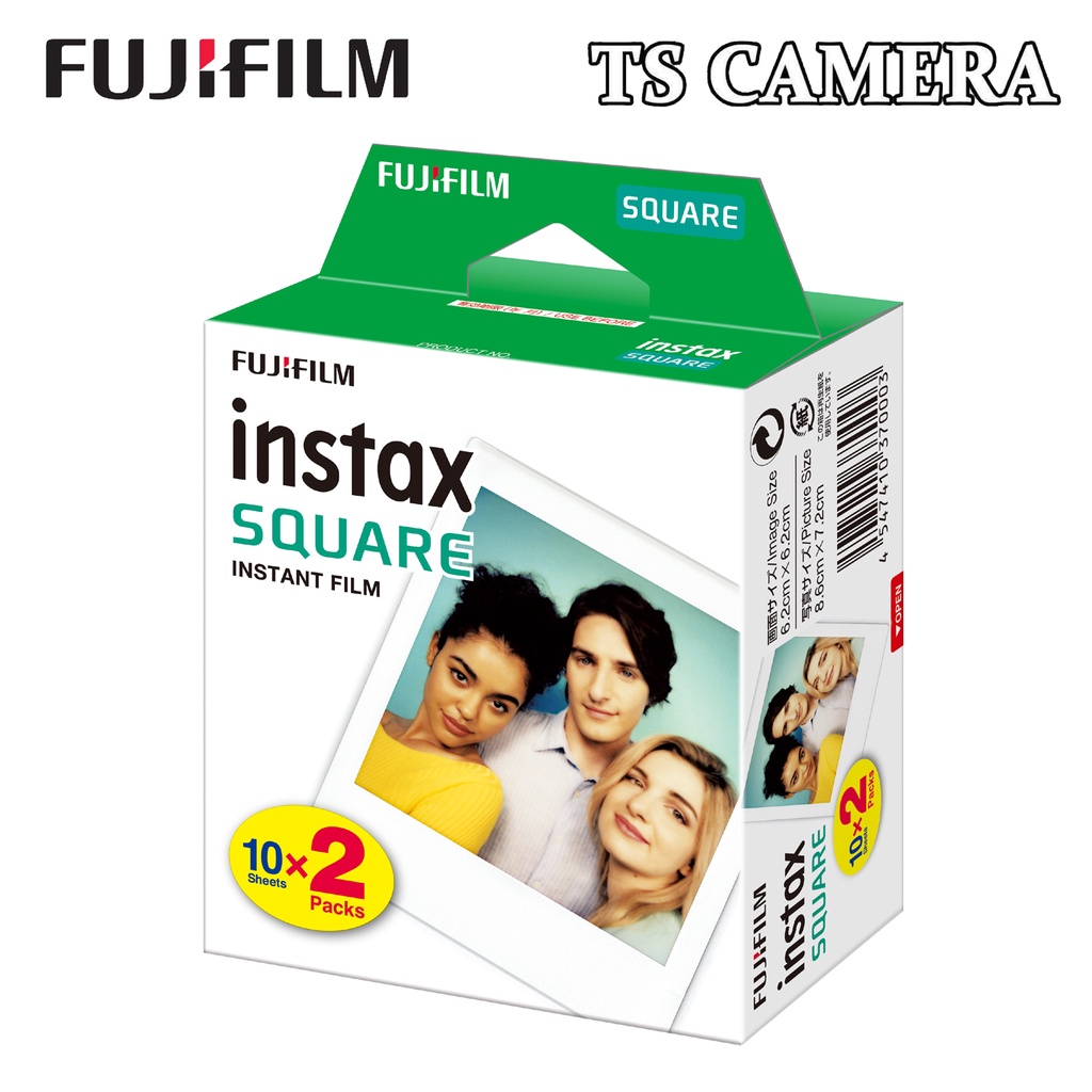 FUJIFILM INSTAX SQUARE Black Instant Film (10 Exposures) | Shams Stores