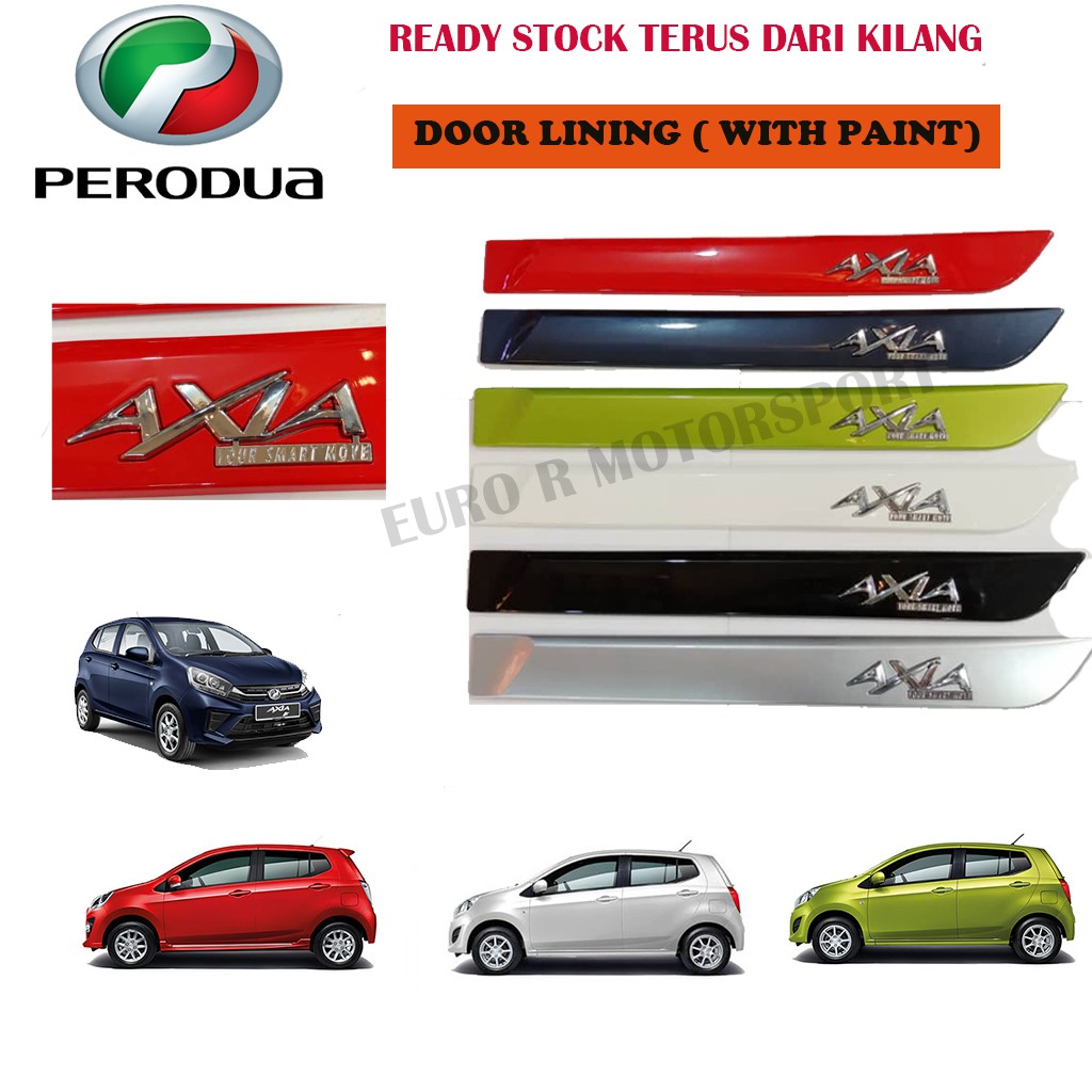 AXIA Original Side Door Moulding Garnish Body Lining Panel (1 SET) Shopee Malaysia