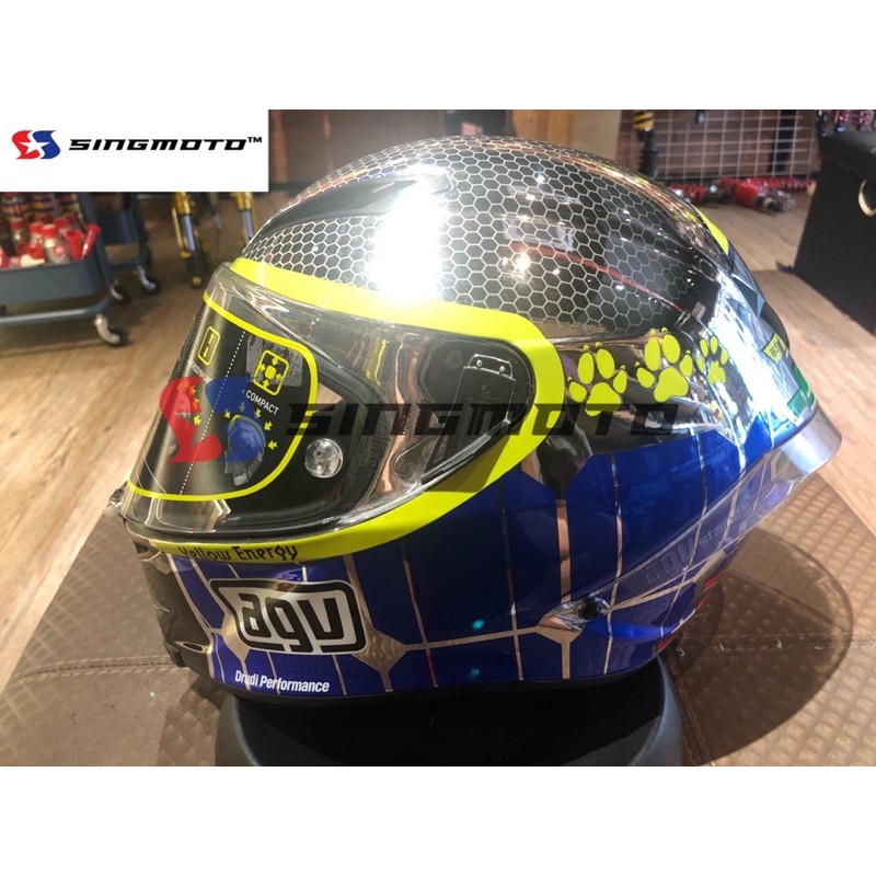 agv corsa mirror psler Helmet Visor for Pista GP RR Pista GPR CORSA-R RACE 3 RACE 2 Helmet Visor Tinted Replacement Accessory (Clear Silver) Automotive On sale ni Agv corsa
