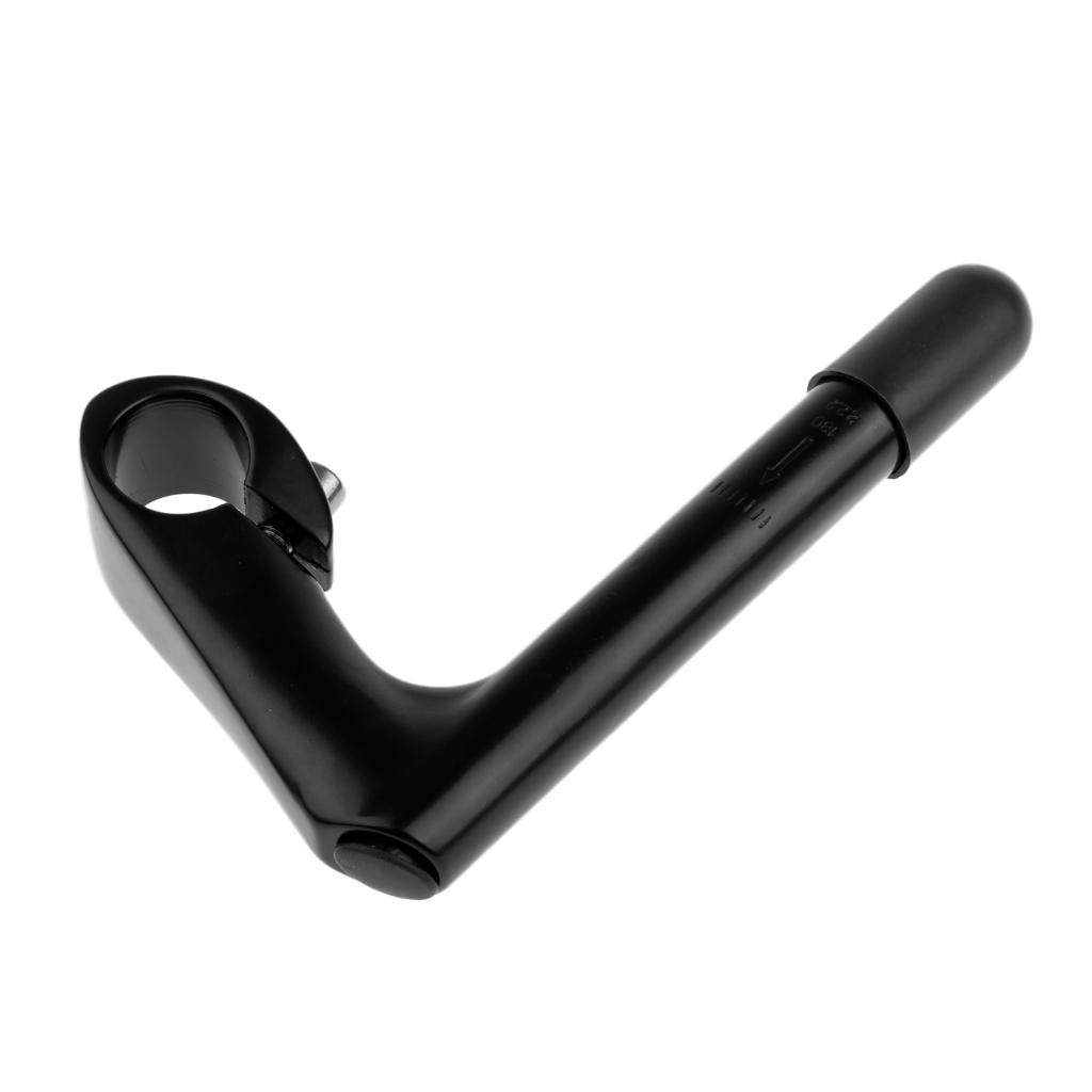 Aluminum Alloy Bike Quill Stem for Fixed Gear Bike Accessory Black ...