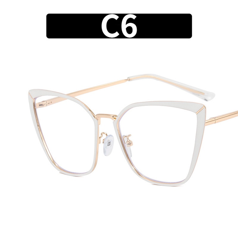 Jiuerba Western Fashion Retro Style Anti Blue Light Eyeglasses New